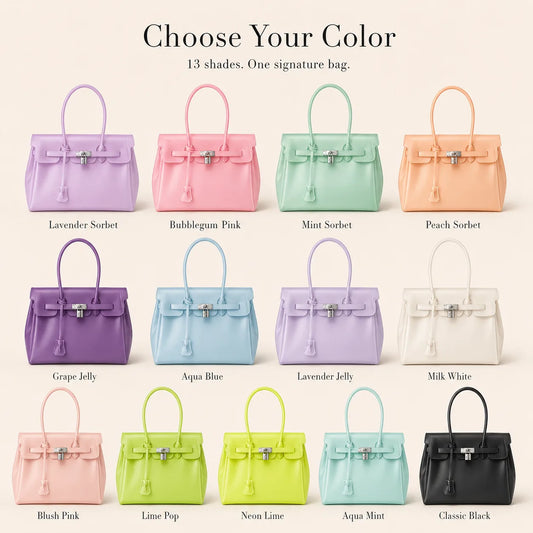 Jelly Tote 13 color lineup