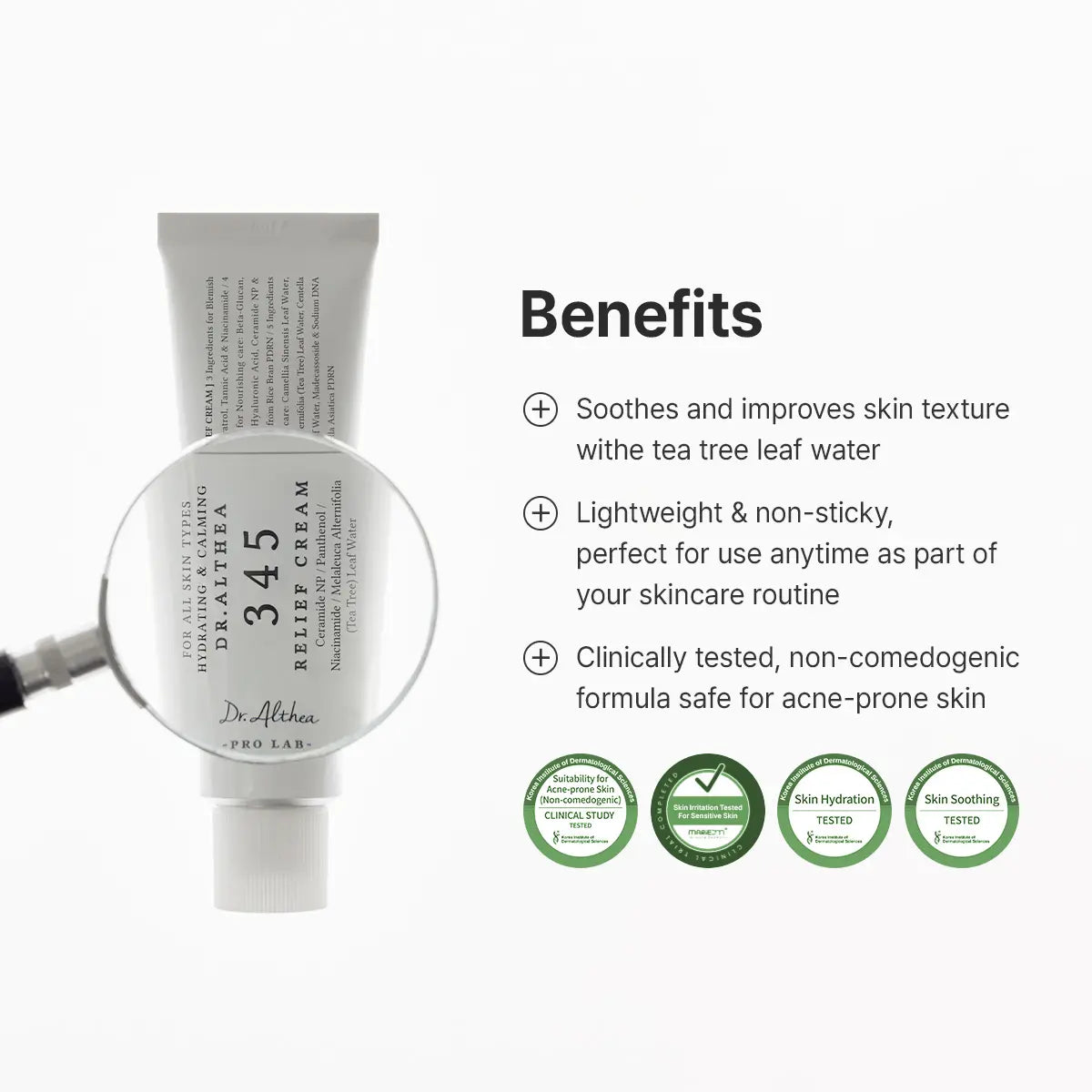 Dr. Althea 345 Relief Cream product benefits