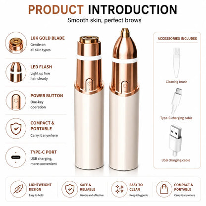 QANVA dual-head trimmer features