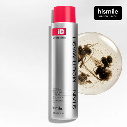 Hismile iD Stain Whitening Mouthwash bottle