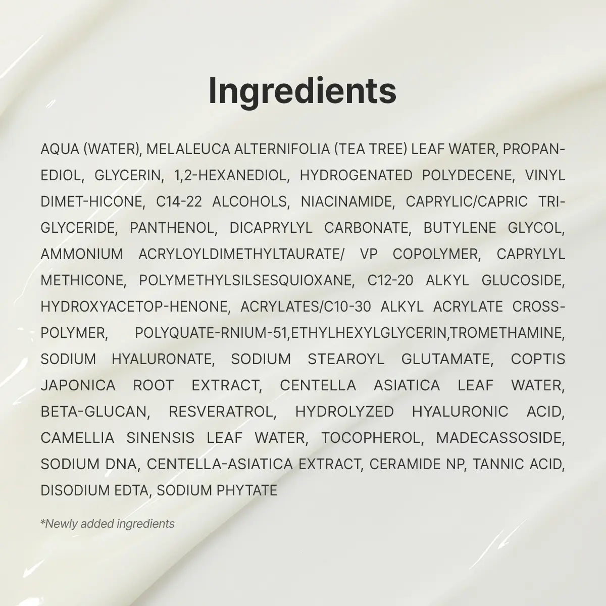 Dr. Althea 345 Relief Cream ingredient list