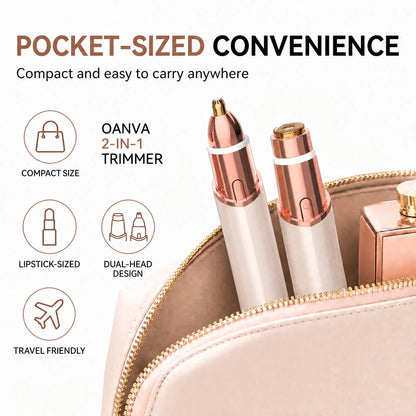 QANVA pocket-size rechargeable trimmer