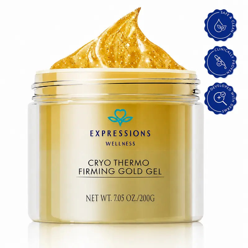 Expressions Wellness Cryo Thermo Firming Gold Gel 200 g jar