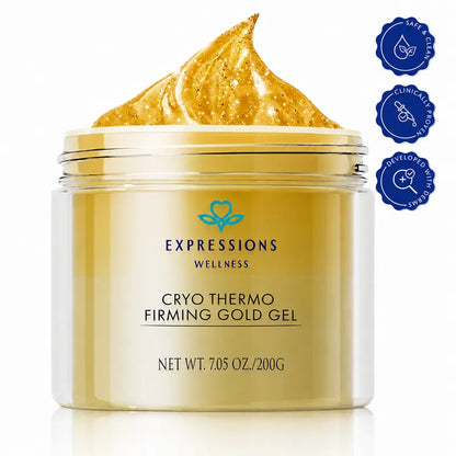 Expressions Wellness Cryo Thermo Firming Gold Gel 200 g jar