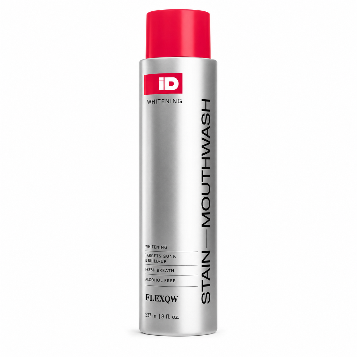 Hismile iD Stain Whitening Mouthwash - Alcohol-Free, 8 fl oz