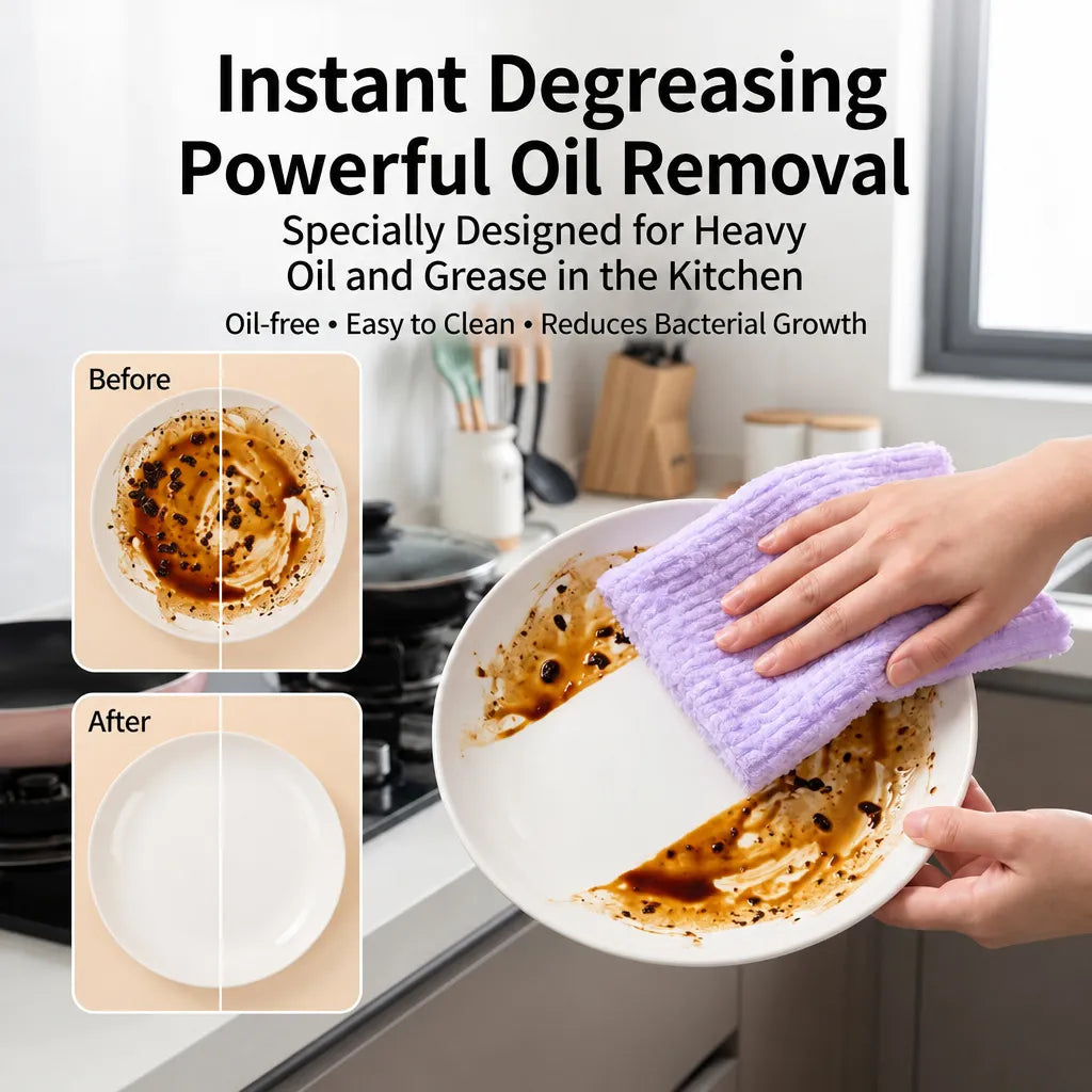 Reusable Tearable Cleaning Cloth Roll