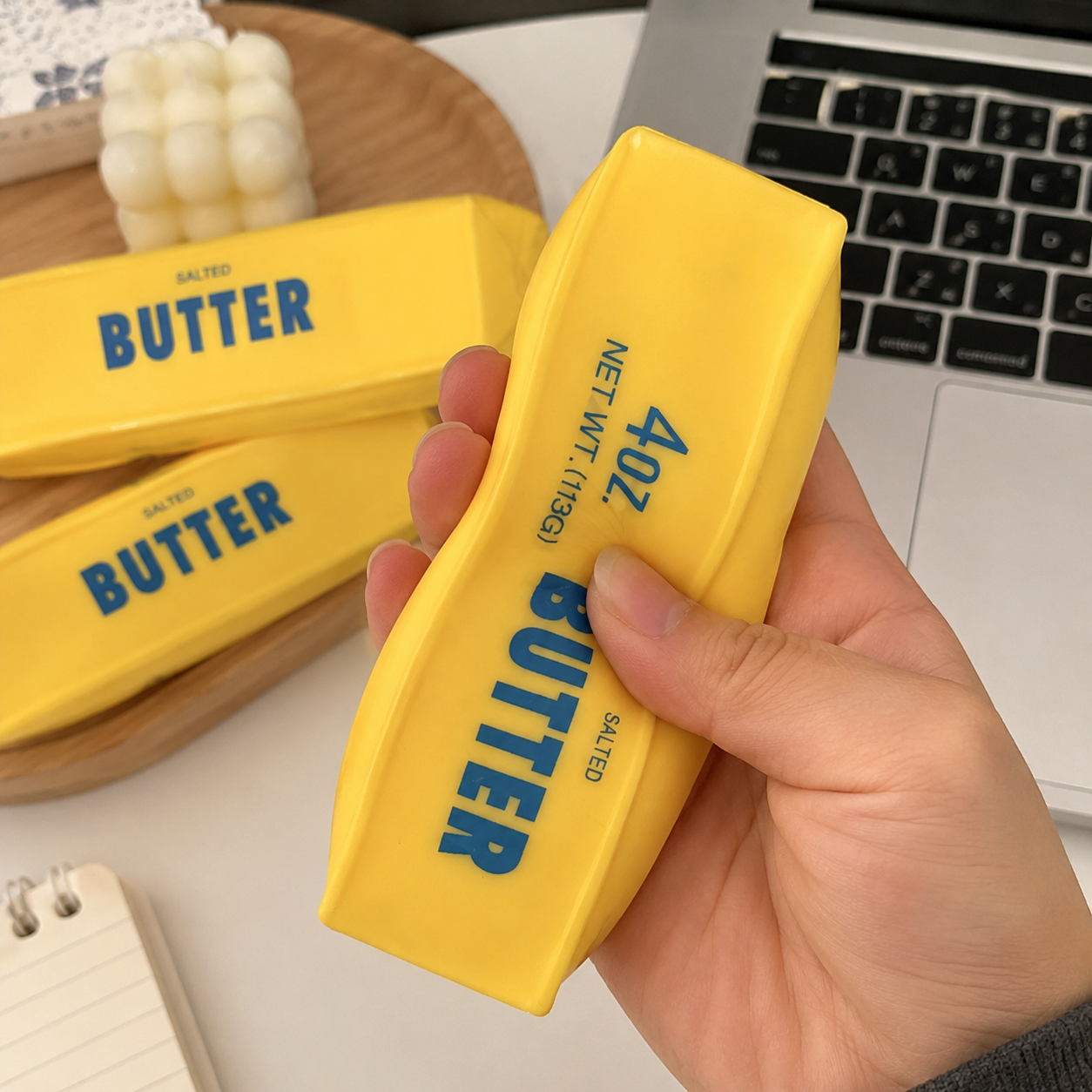 Butter & Cheese Squishy Fidget Toy Set
