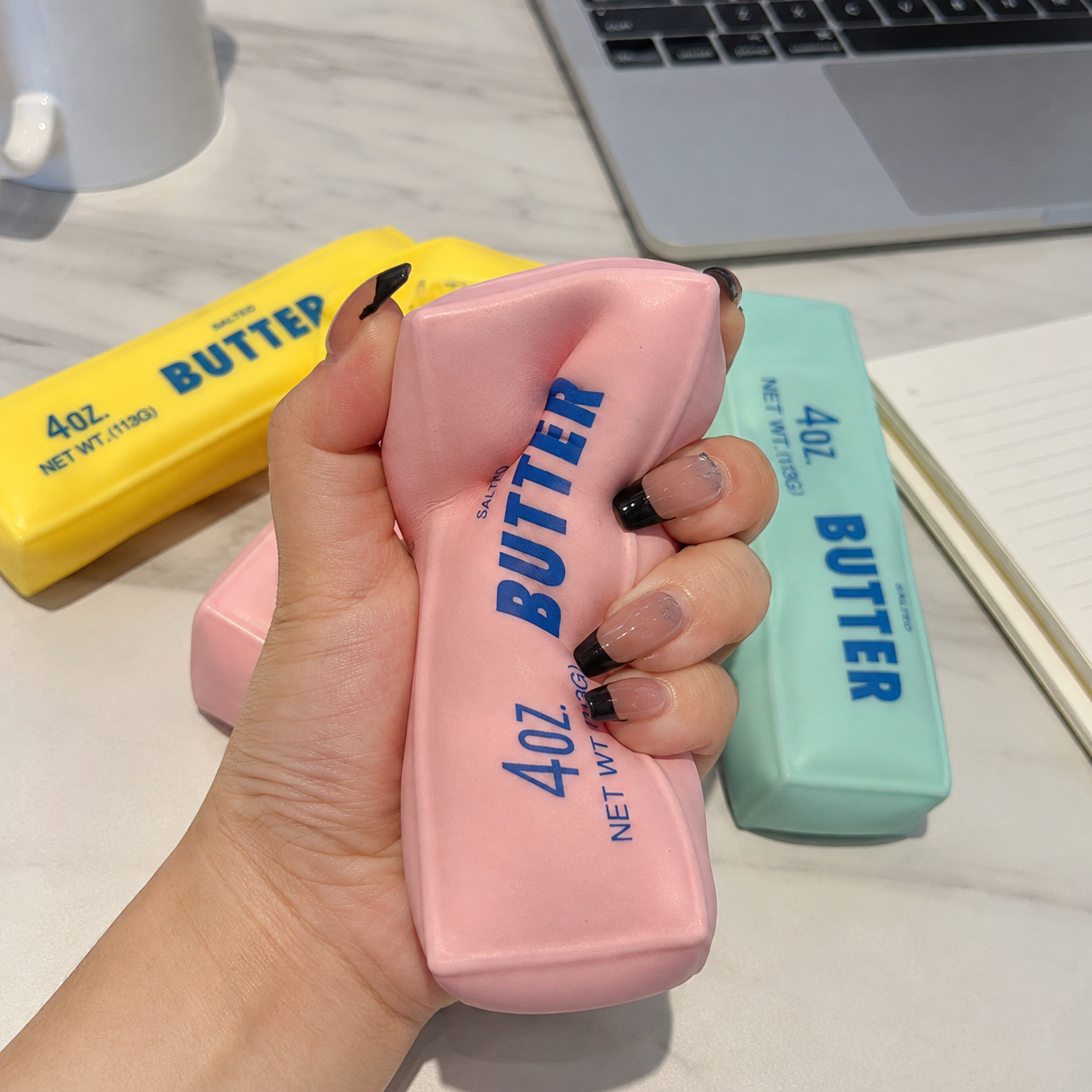 Butter & Cheese Squishy Fidget Toy Set