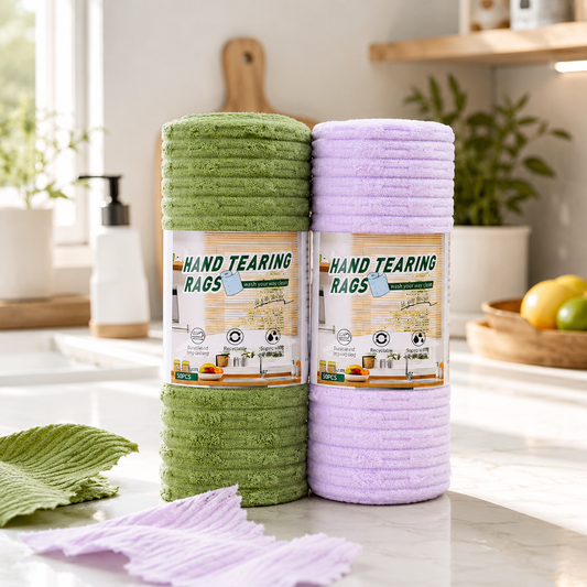 Reusable Tearable Cleaning Cloth Roll