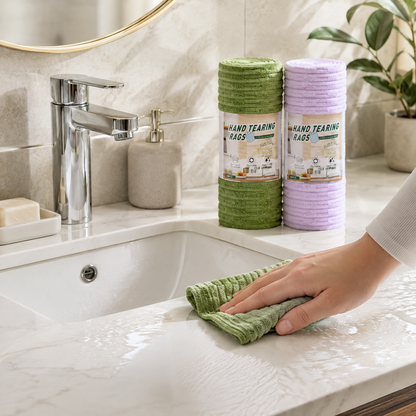 Reusable Tearable Cleaning Cloth Roll