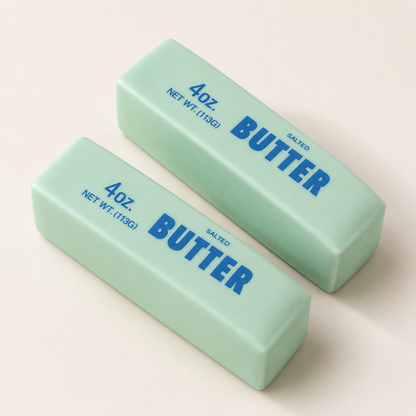 Butter & Cheese Squishy Fidget Toy Set