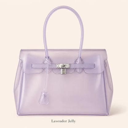 Translucent Jelly Tote Bag - Lavender Jelly