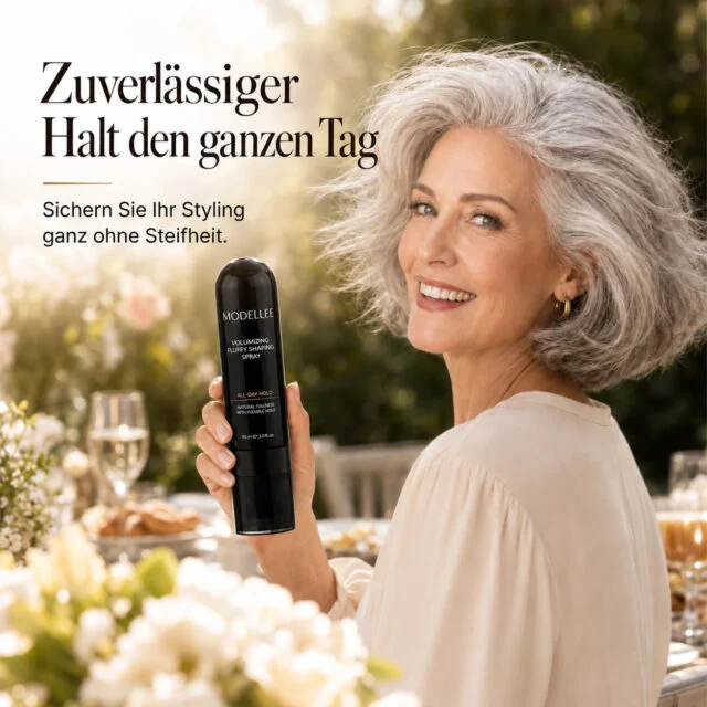 🔥LETZTER TAG: 80 % RABATT🔥 90 ml Volumen-Haarspray mit lang anhaltendem Halt und Pfirsichduft